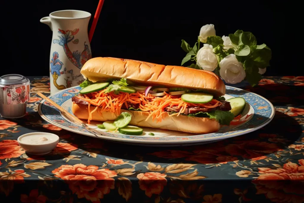 banh mi vietnamien sandwich baguette croustillante