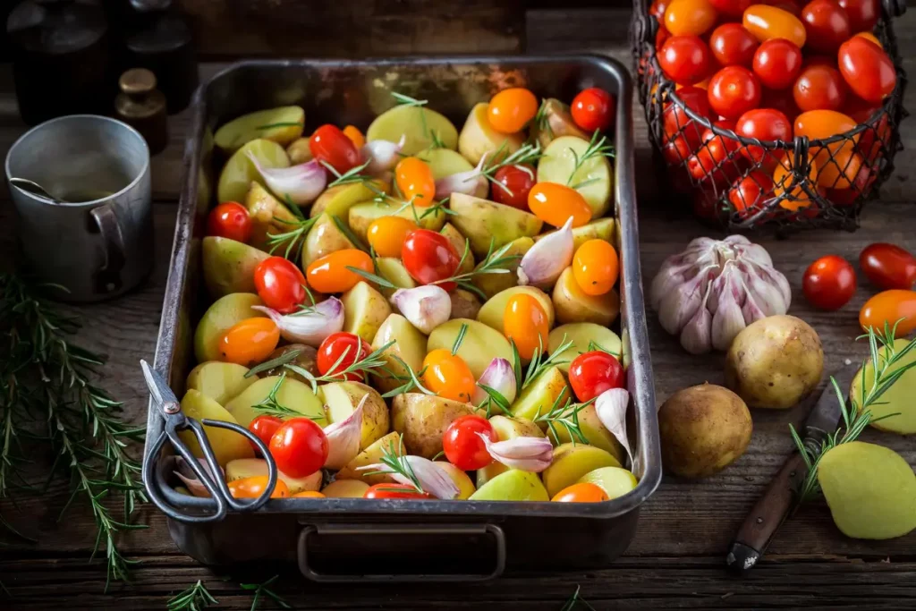 jardinière légumes frais cocotte cuisson