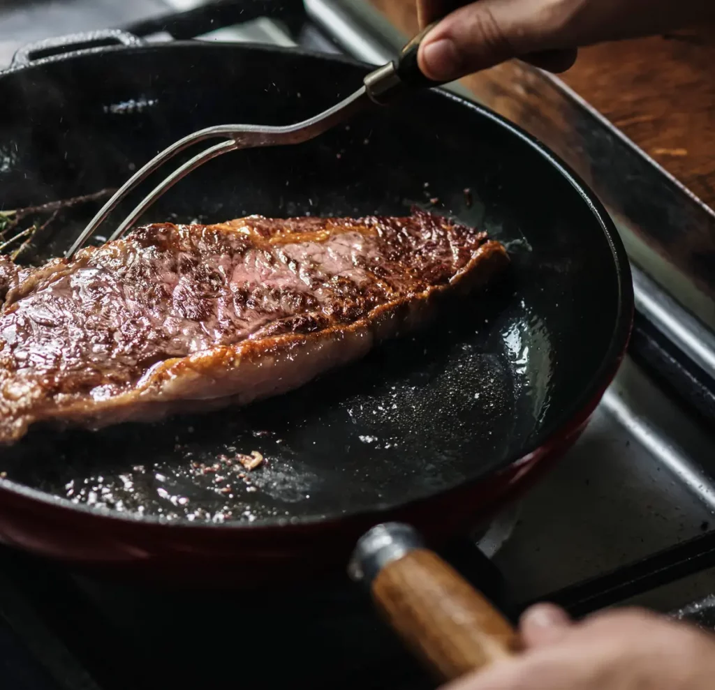 rumsteak poele cuisson