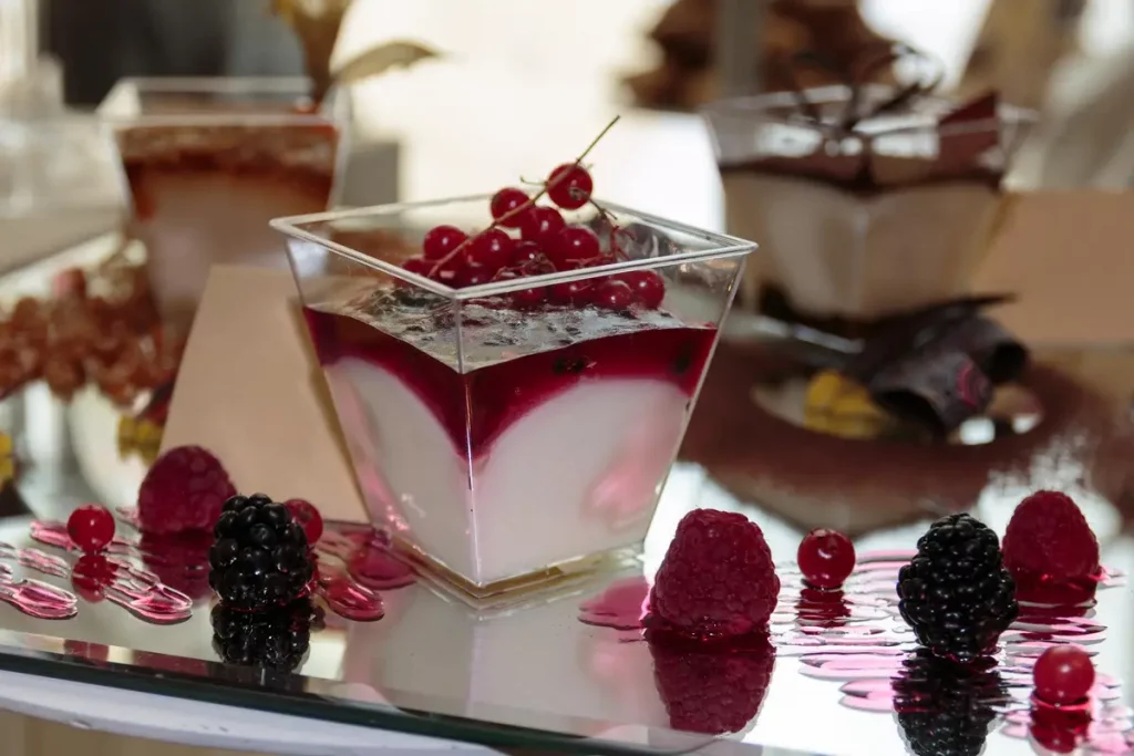dessert framboises verrines