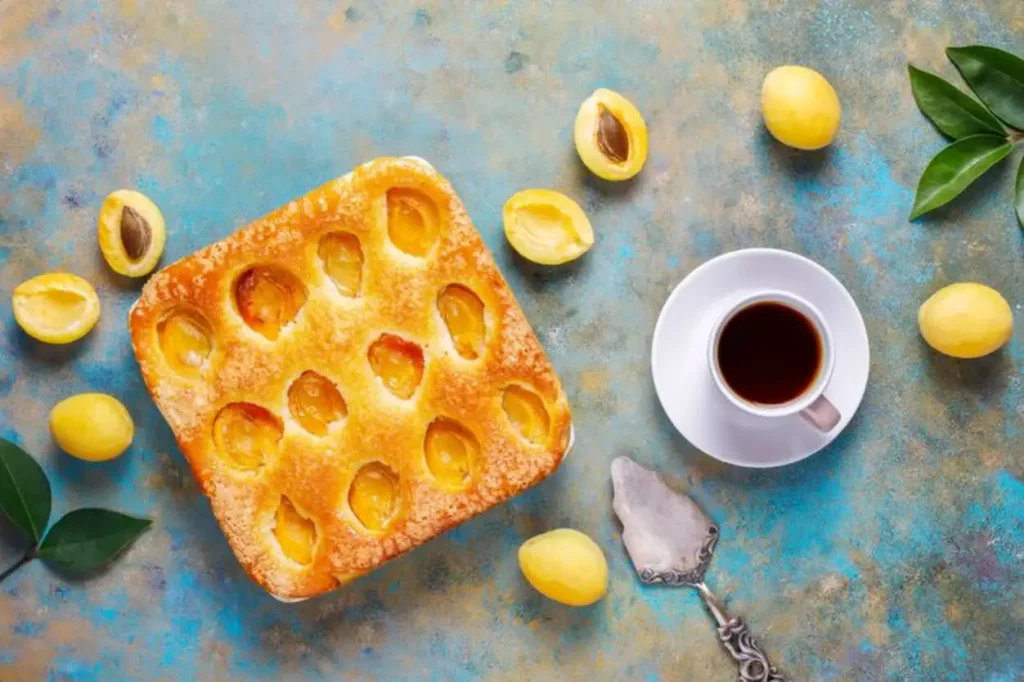 Summer apricot pie homemade delicious fruit dessert