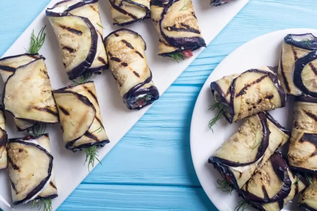 aubergine air fryer croustillante