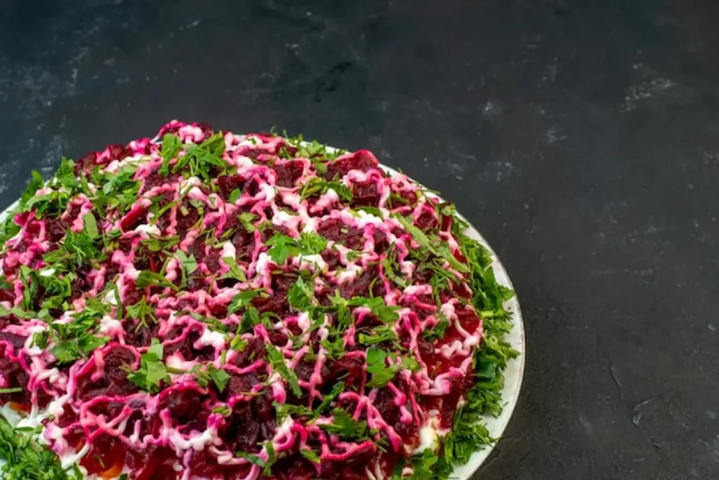 betterave crue râpée salade colorée