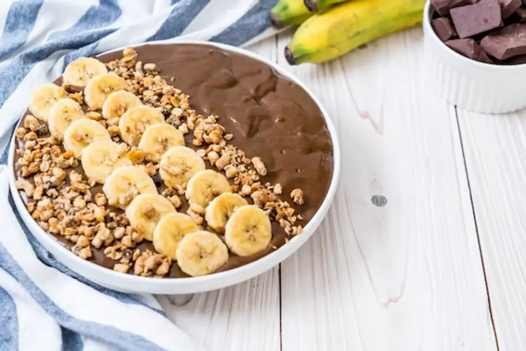 bowl cake banane moelleux chocolat