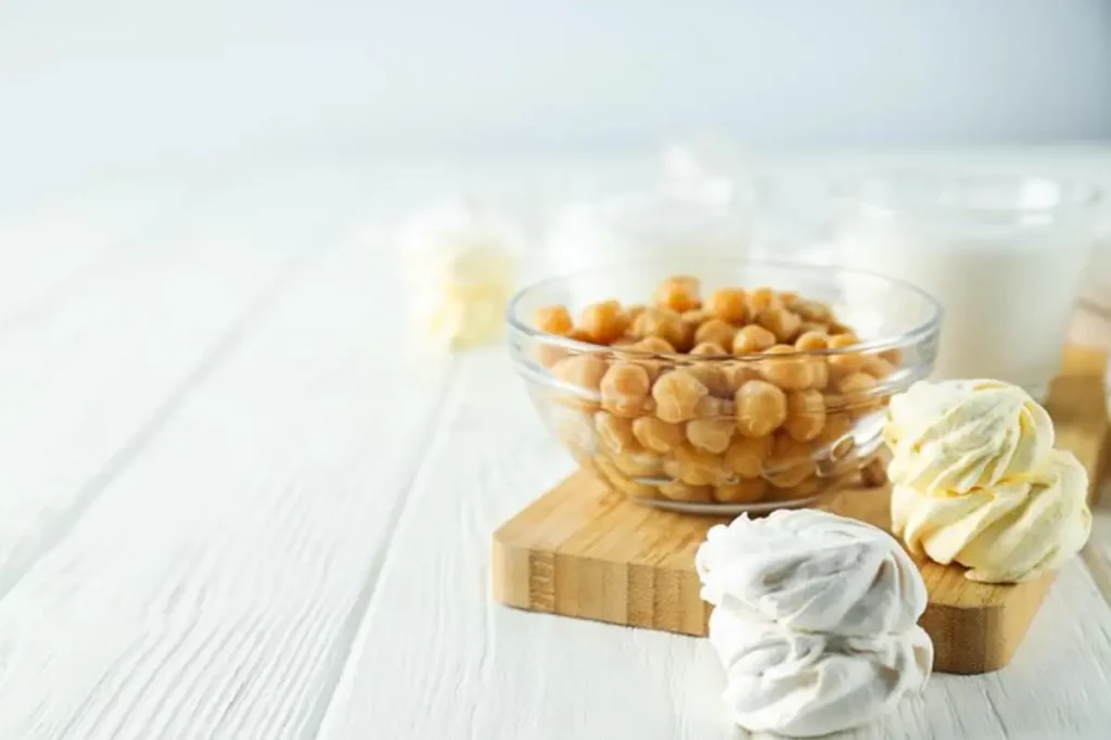 meringues aquafaba vegan pois chiches