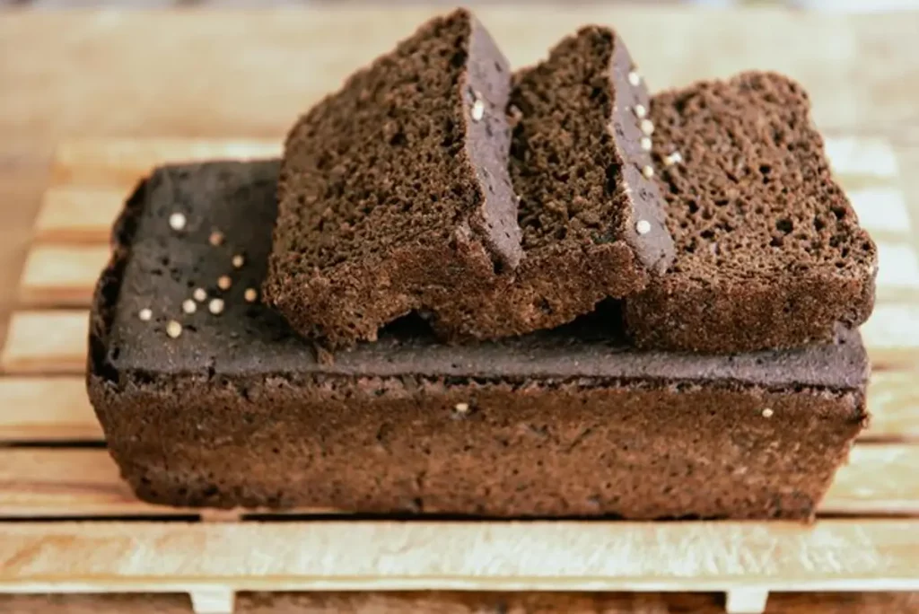 cake pépites chocolat moelleux tranche