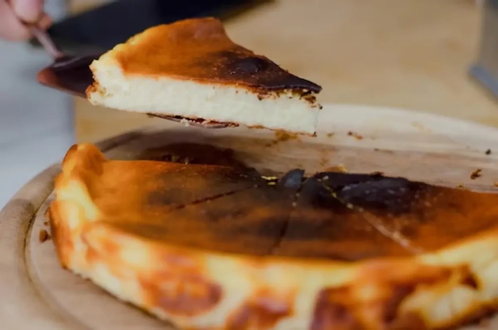 cheesecake basque brûlé crémeux