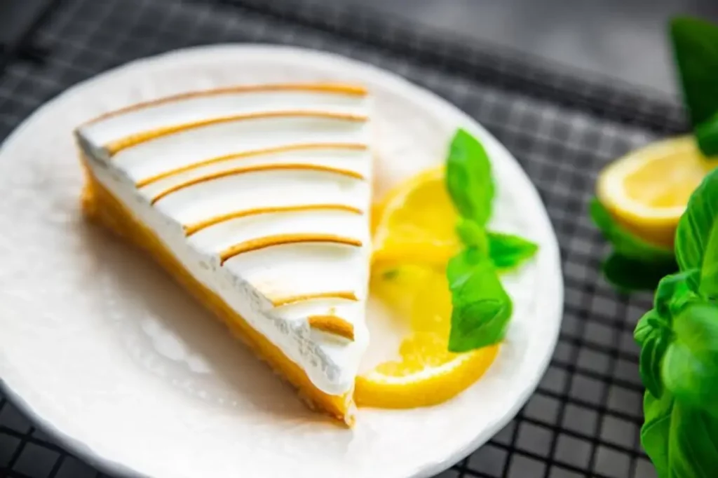 cheesecake citron crémeux tranche