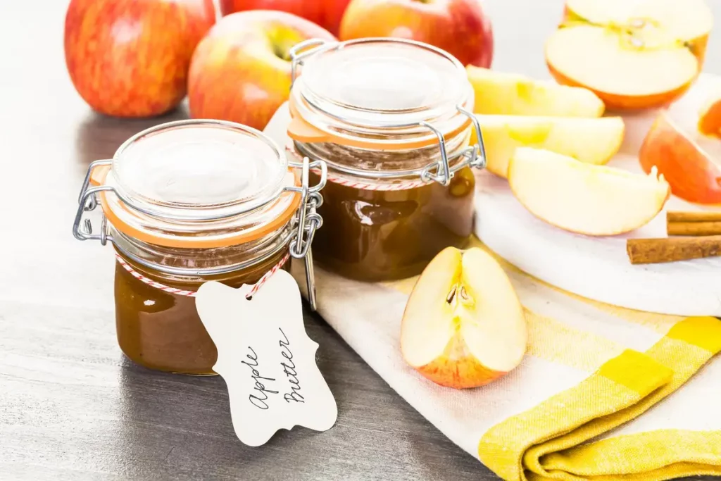 bocaux compote pommes