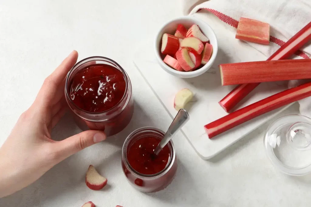confiture rhubarbe thermomix