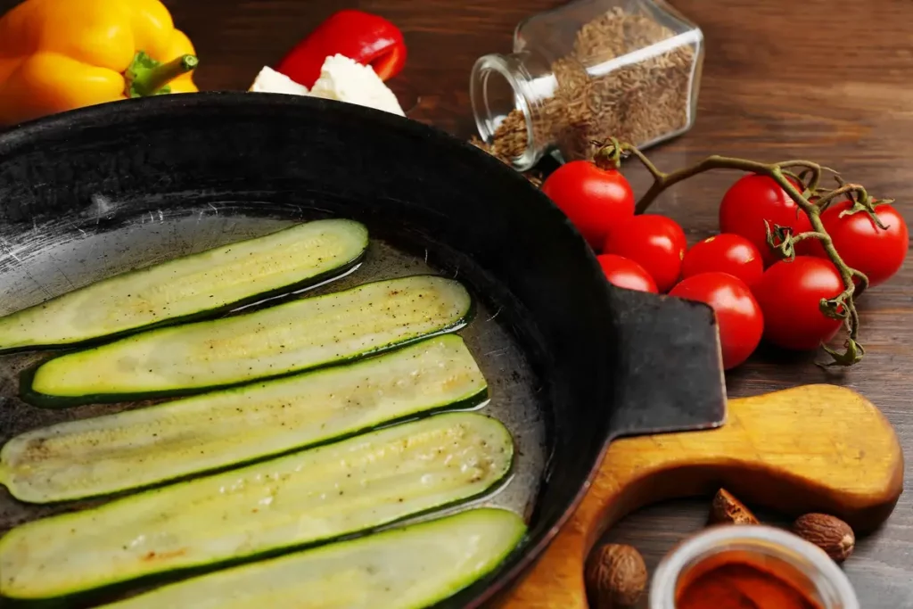 courgettes cuisson poele