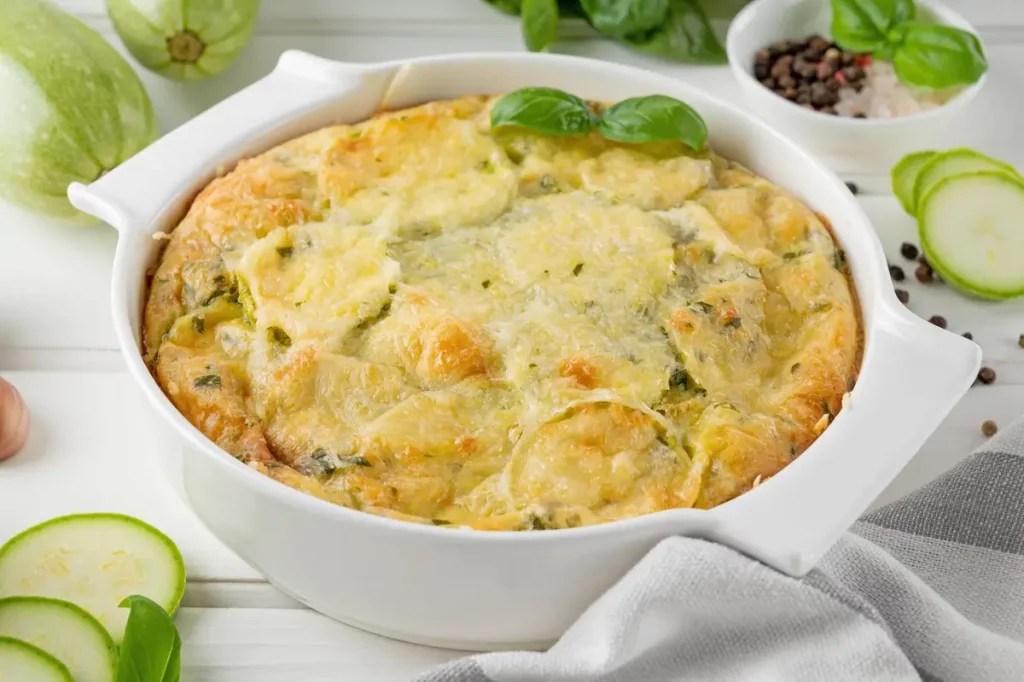 gratin courgette bechamel