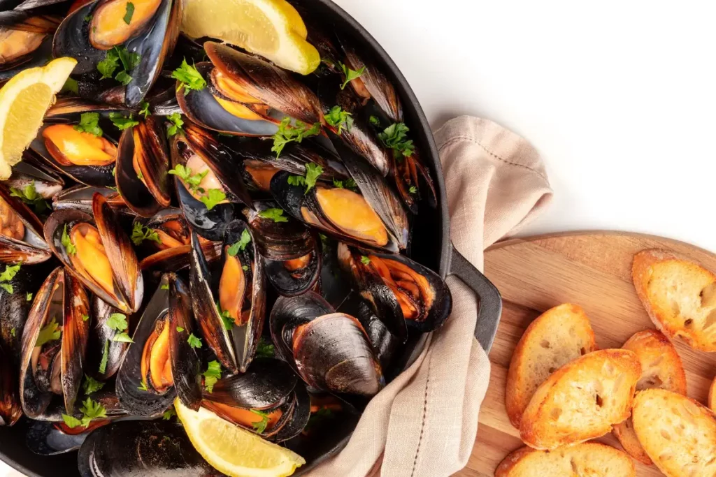 mussels mariniere