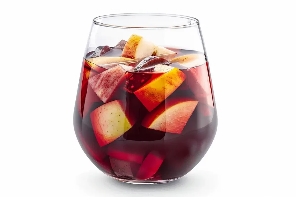 sangria verre fruits