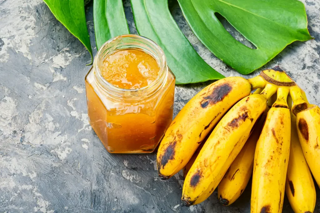 banana jam jar
