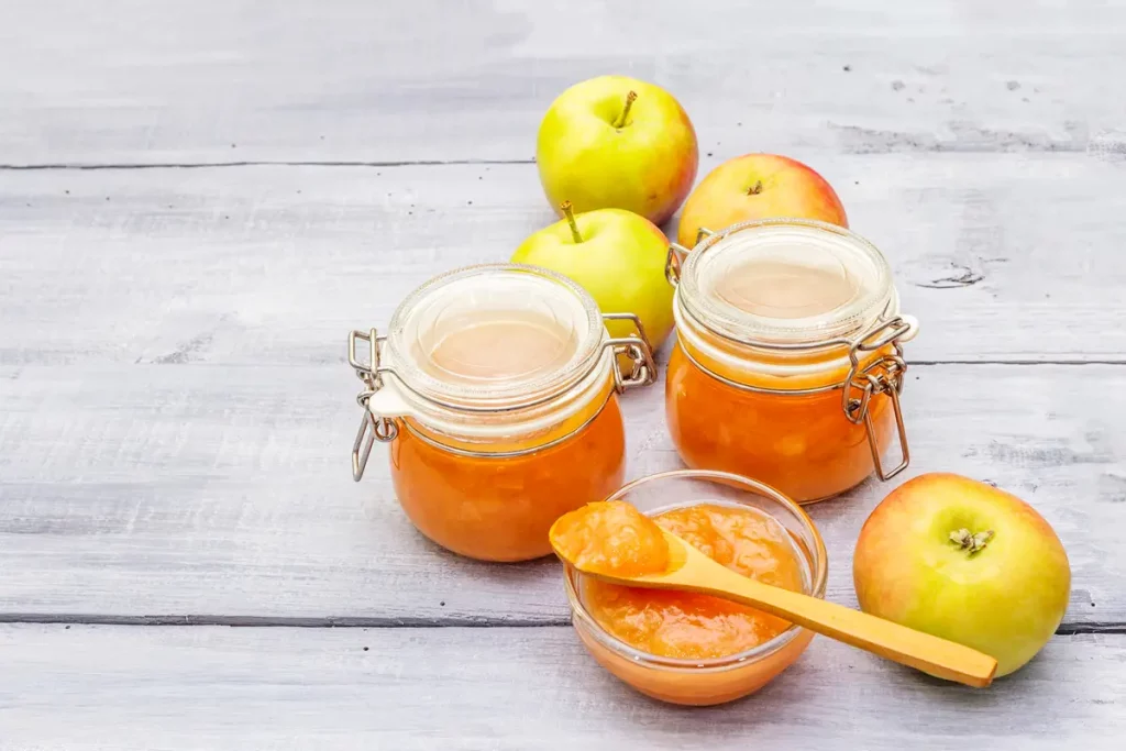 bocaux compote pommes