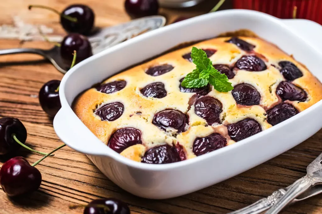 clafoutis prunes dessert