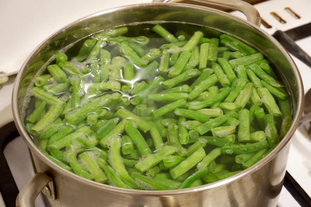 haricots verts casserole vapeur