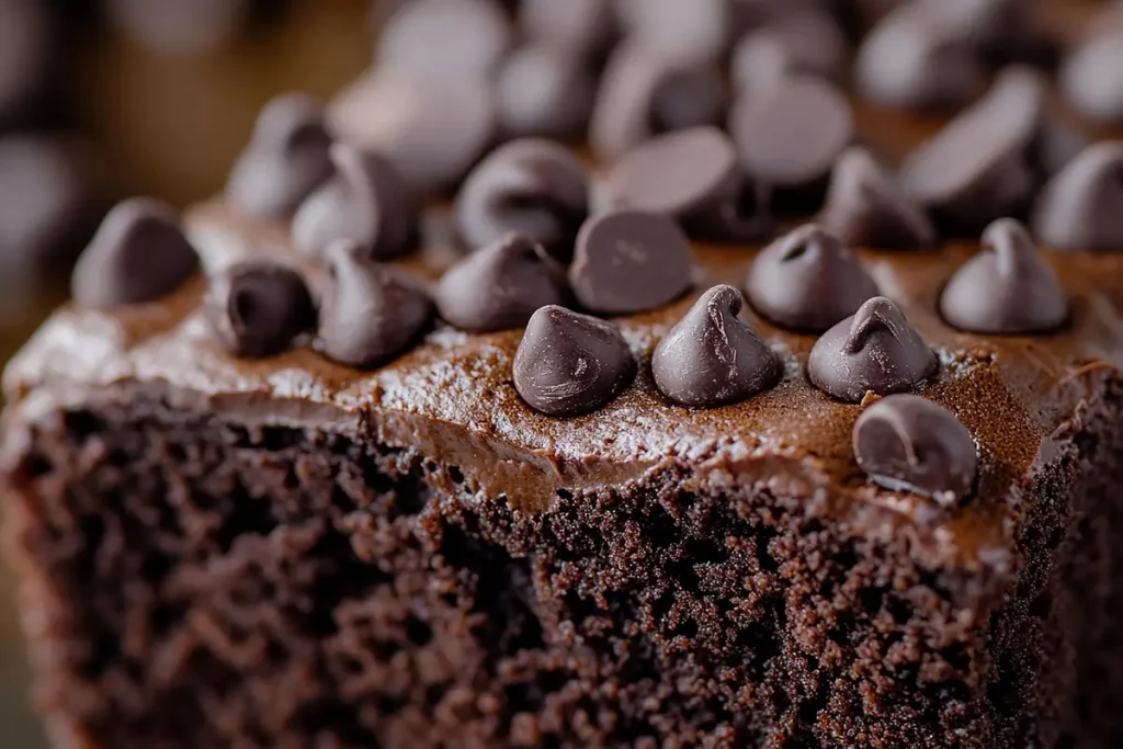 moist chocolate chip cake