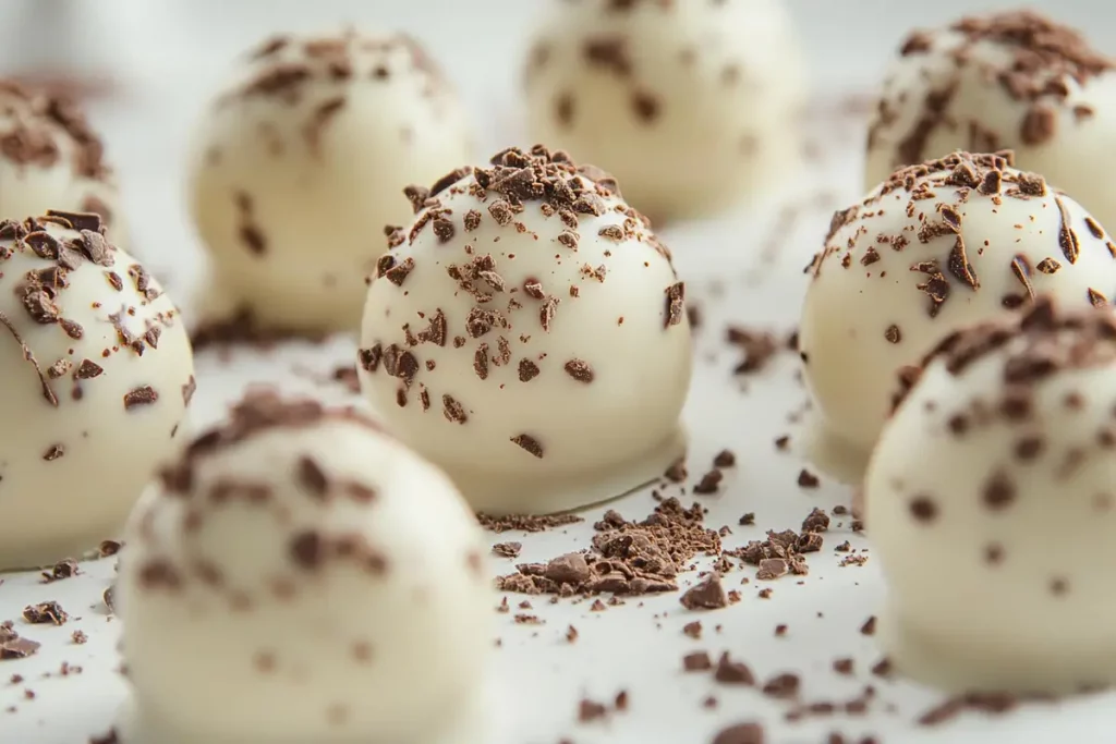 white chocolate truffles