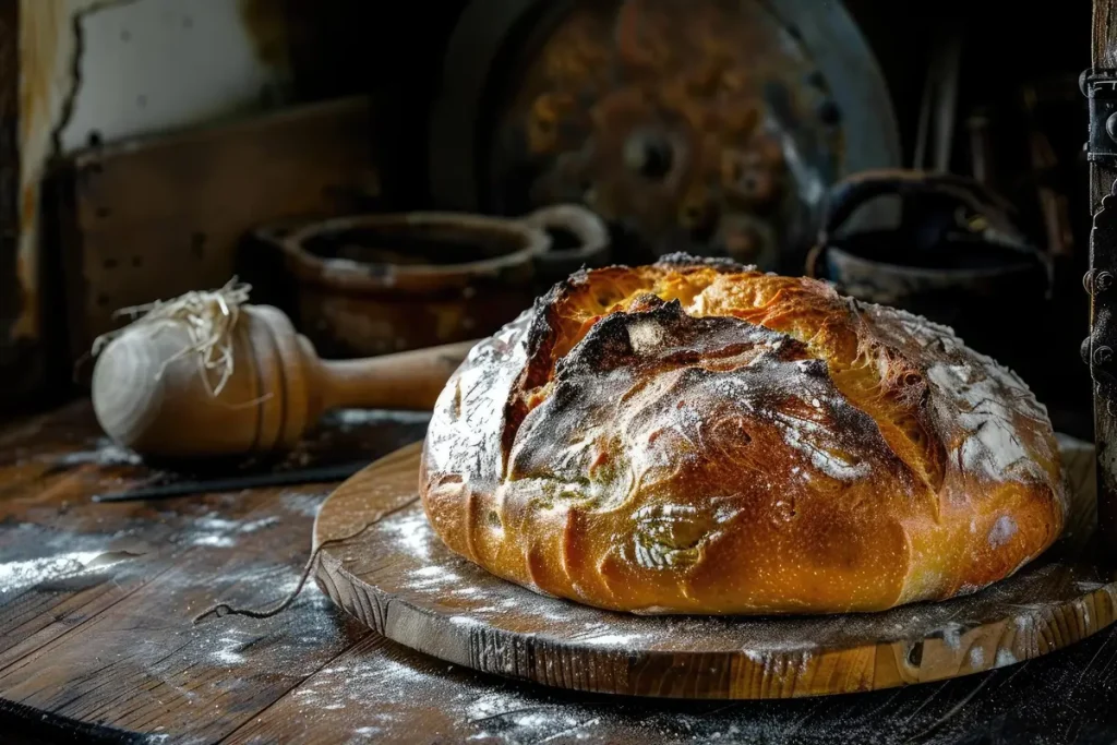 pain levain four bois